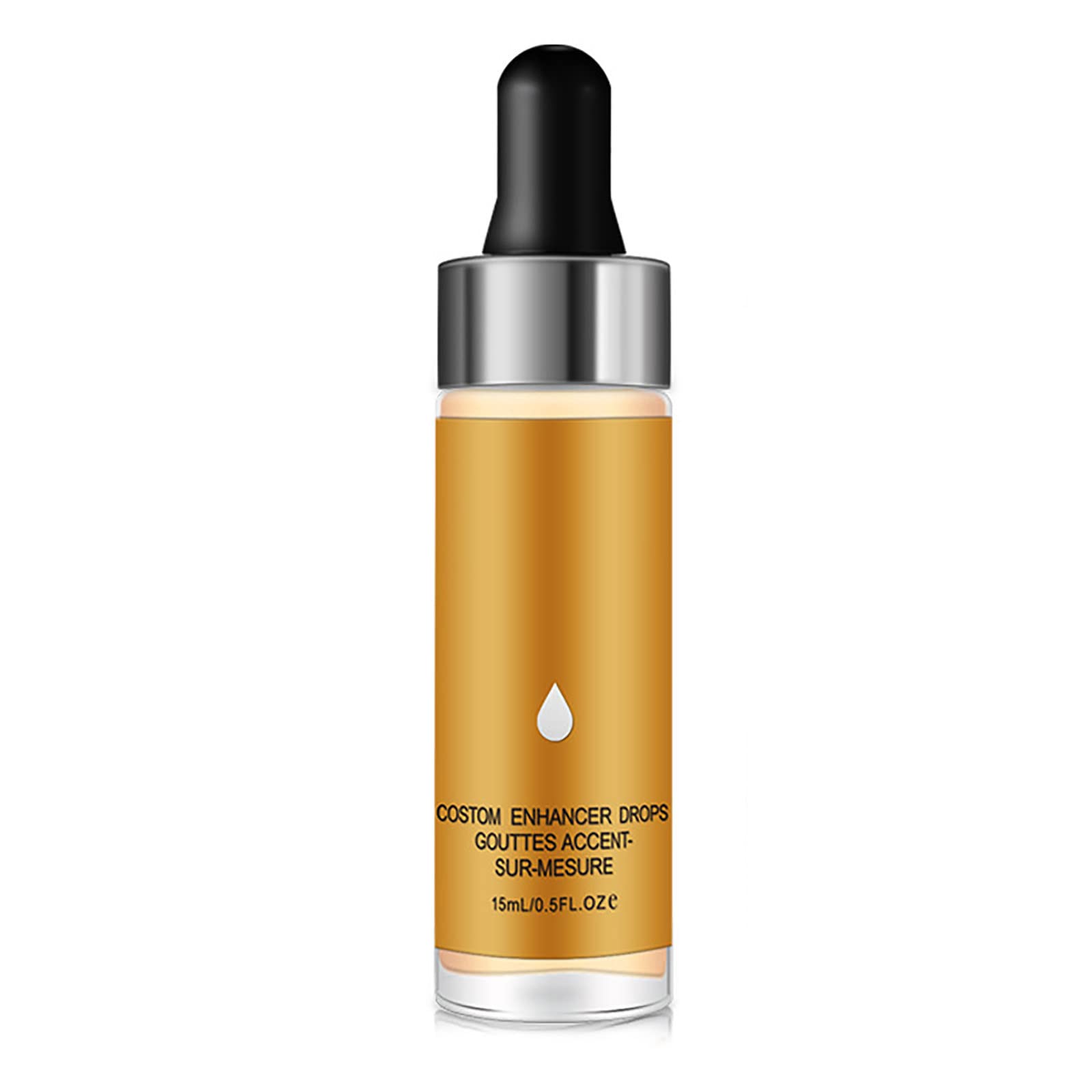 Body Brightening Liquid - Face & Lip Highlighter Makeup, 15ml, Fake Coral Shade (2-F, One Size) | Natural Glow for Daily Wear & Special Occasions