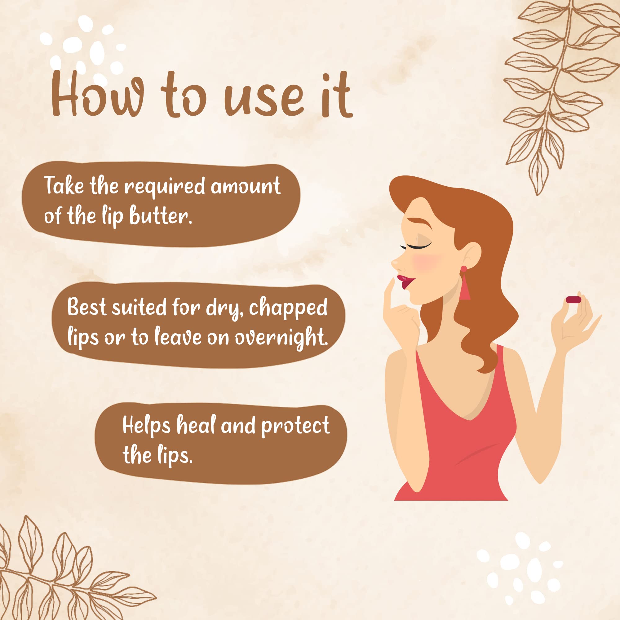 DESI ROOTS Hemp & Cocoa Lip Butter - Organic Lip Balm for Dry & Chapped Lips Repair - Hydrating Moisturizer for Women & Men - 10g - Perfect for Winter Skincare & Daily Lip Care Routine