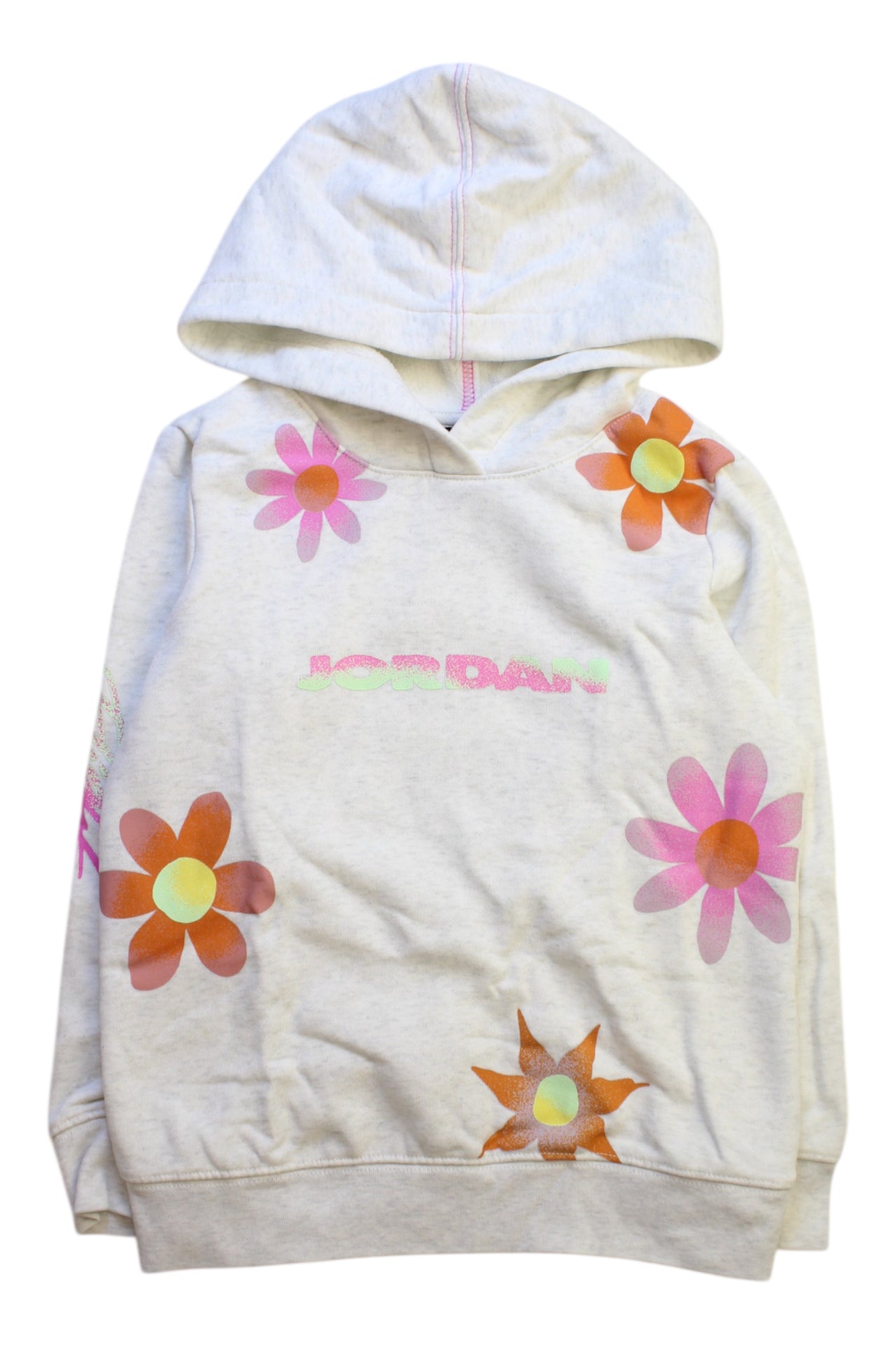 Air Jordan 6T Hoodie with Floral Print - Stylish & Comfortable Kids' Pullover for School, Playdates & Outdoor Activities
