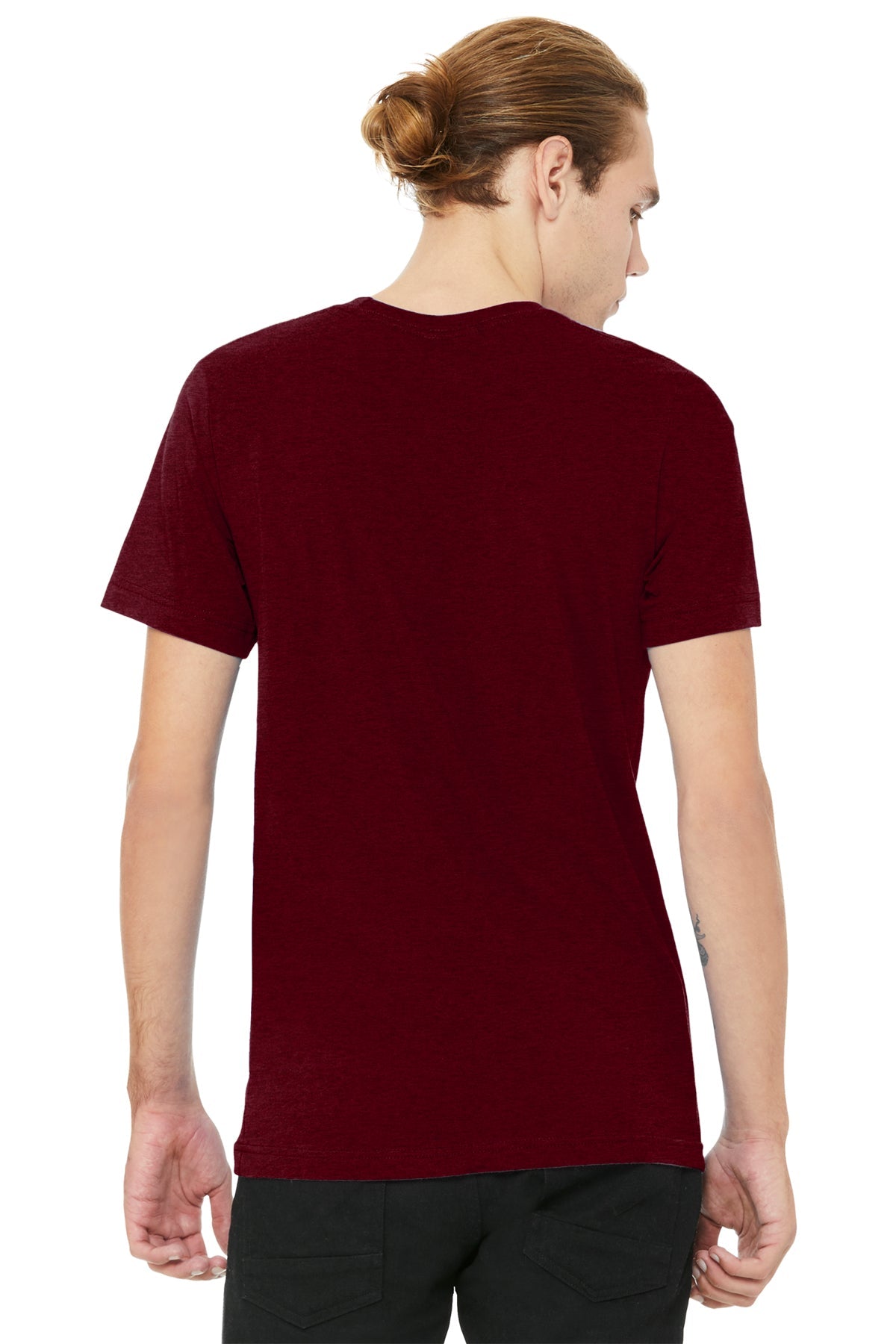 Bella Canvas Unisex Heather V-Neck T-Shirt - Soft Cotton Blend Tee for Men & Women | Perfect for Casual Wear, Layering & Everyday Comfort