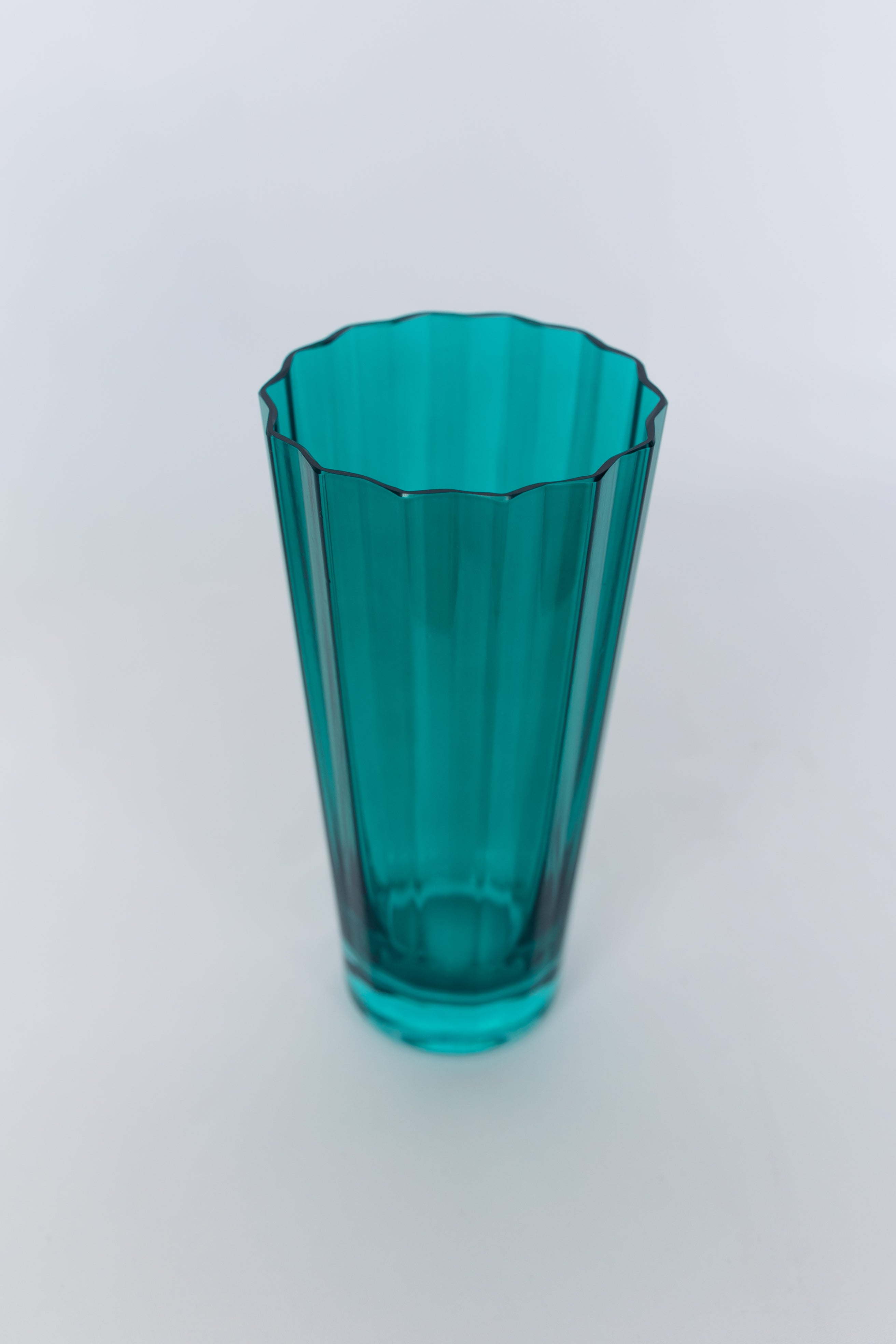 Estelle Colored Sunday Highball Glasses Set of 6 - Emerald Green | Elegant Drinking Glasses for Cocktails, Iced Tea & Entertaining | Perfect for Home Bar, Parties & Gifts