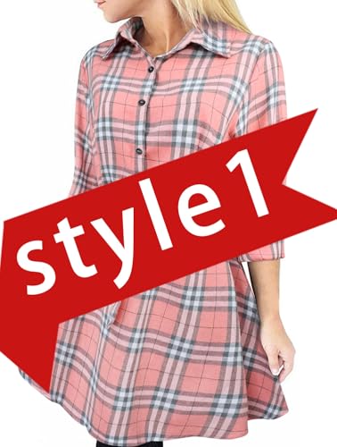 A-light Pink Black Plaid