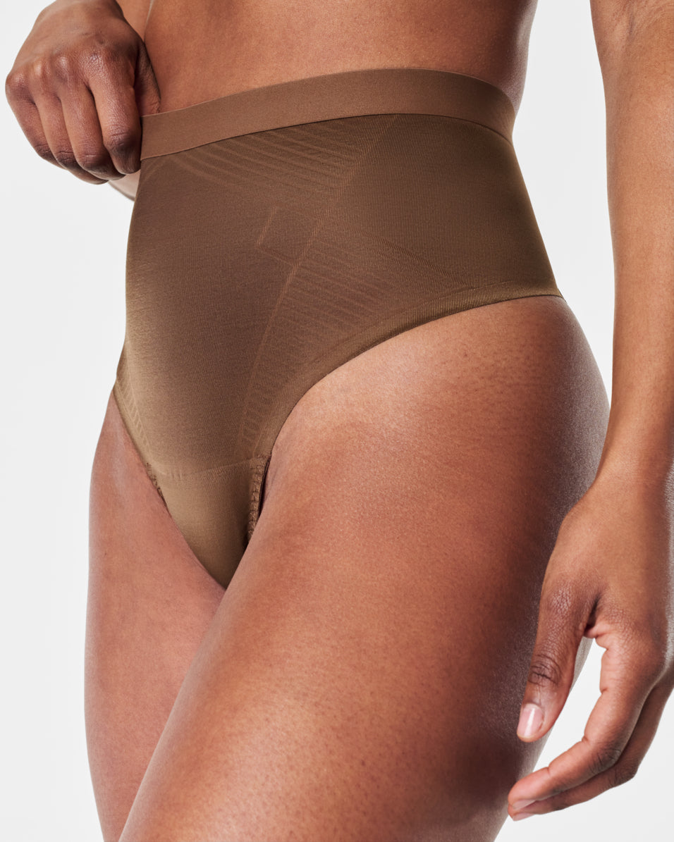 SPANX Shapewear Invisible Thong - Seamless No Show Panties for Women | Perfect Under Tight Dresses & Work Attire