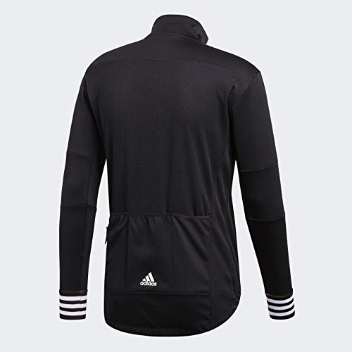 Adidas Men's Adistar Winter Running Jersey - Thermal Performance Top for Cold Weather Training & Outdoor Sports