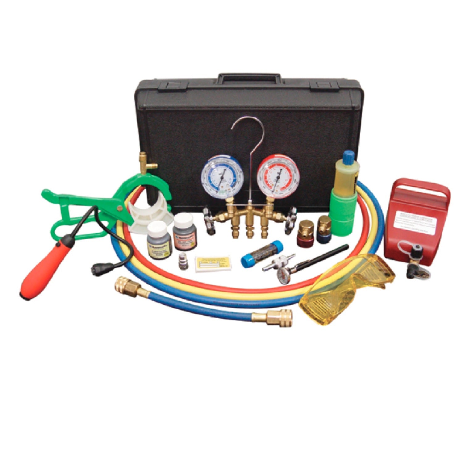 Mastercool 66661 Complete A/C Diagnostics and Service Kit - Professional HVAC Tool Set for Car & Home Air Conditioning Repair | Perfect for Mechanics & DIY Auto Maintenance