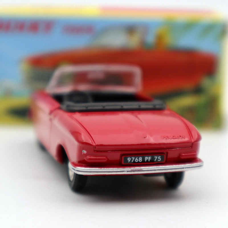 Atlas 1:43 Scale Dinky Toys 511 Peugeot 204 Cabriolet Red Diecast Model Car - Limited Edition Collectible Toy Gift for Adults & Kids | Perfect for Display, Car Enthusiast Collections, and Birthday Presents