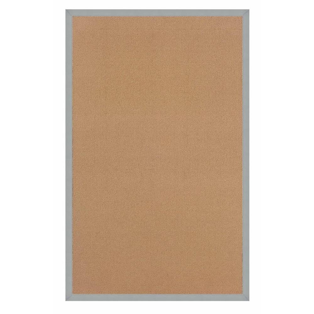 8'x11' Machine Tufted Wool Rug in Cork Brown & Ice Blue - Soft & Durable Area Rug for Living Room, Bedroom, or Office Decor