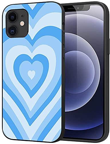 LUOWAN iPhone 11 Pro Case - Cute Love Heart Coffee Latte Pattern Silicone Phone Cover for Women & Girls | Shockproof Slim Fit Soft TPU Protective Case (5.8 inch, Blue) | Perfect Gift for Valentine's Day, Birthday & Everyday Use