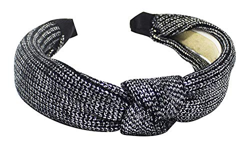Stylish Black Headband for Women & Girls - Adjustable Hair Accessory for Sports, Work & Fashion | Pack of 1
