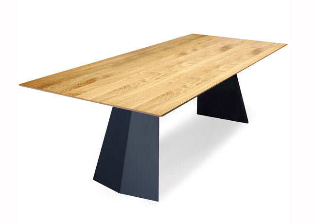 Tonon Steel Dining Table (Model 827) - Modern & Durable Metal Kitchen Table for Dining Room, Restaurant, or Outdoor Patio