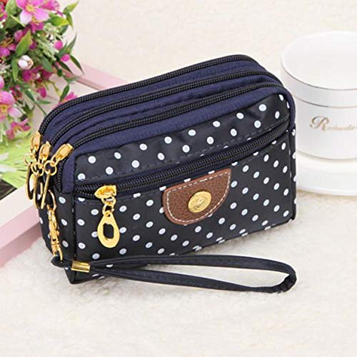 Women's Fashion Wave Canvas Messenger Clutch Bag - Office & Travel