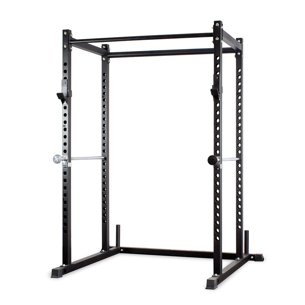 Gearforfit Short Home Gym Power Rack - Compact Strength Training Equipment for Squats, Bench Press & Pull-ups | Perfect for Small Spaces & Home Workouts