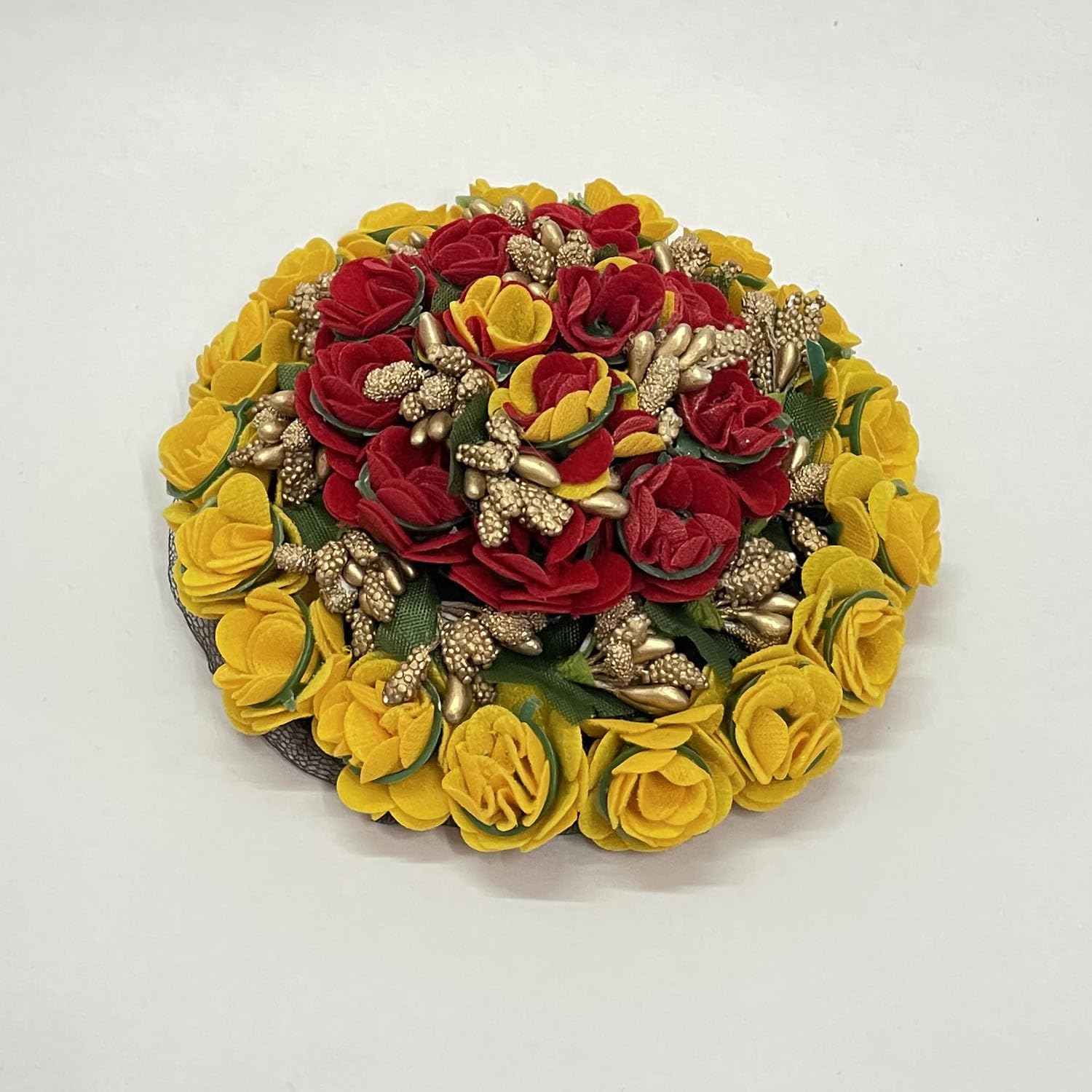 GuruEmbelish Bun Juda Gajra Maker - Floral Hair Accessories for Women & Girls | Bridal Hair Jewelry for Weddings, Parties & Special Occasions