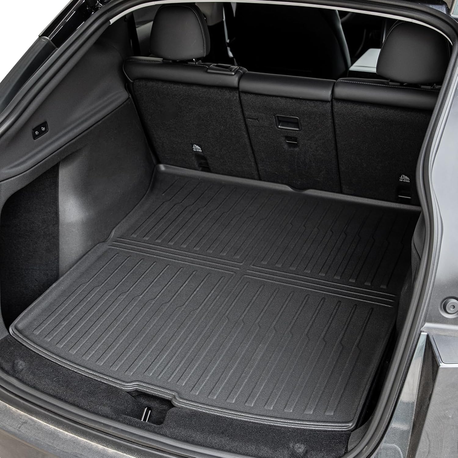 Premium All-Weather Floor Mats & Cargo Liners for 2025 Tesla Model Y Juniper (5-Seat) - Non-Slip Custom Fit Floor & Trunk Mats Set of 6 - Perfect for Daily Commute, Road Trips & Outdoor Adventures (Not Compatible with 7-Seat Model)