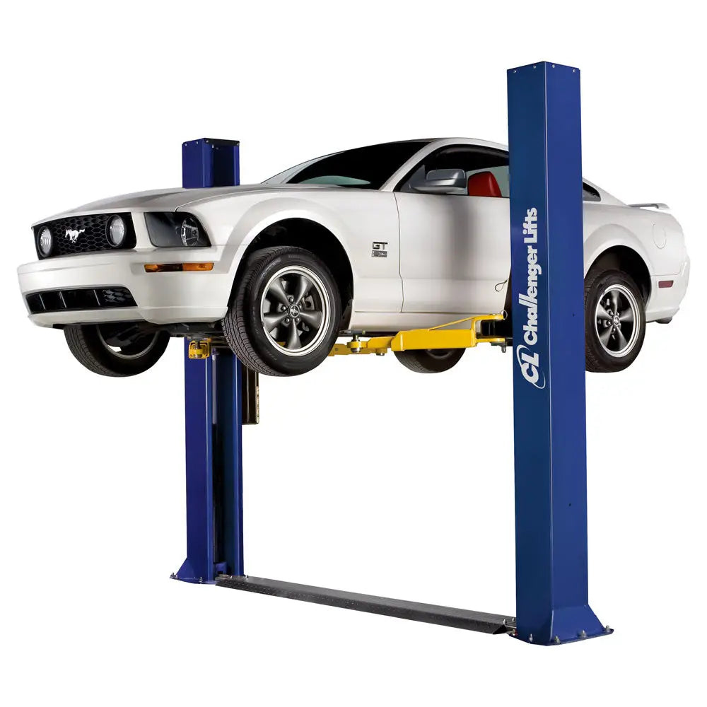 Challenger 9K Low Ceiling 2 Post Car Lift CLFP9 - Perfect for Auto Shops & Home Garages with Limited Space