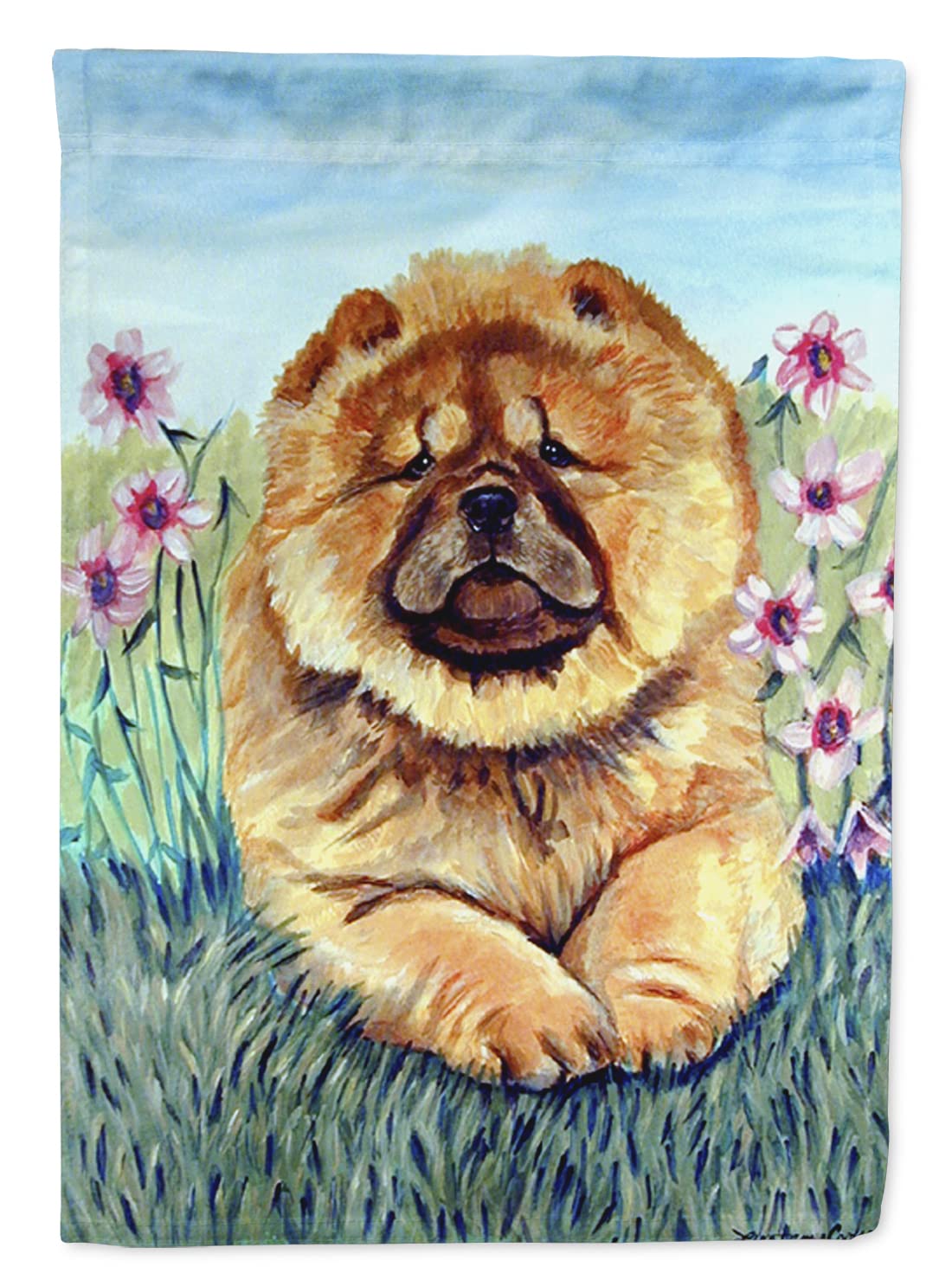 Caroline's Treasures 7020GF Chow Chow Decorative Garden Flag - Colorful Outdoor Yard Banner for Mailbox, Patio, Flower Beds & Lawn Decor | Perfect for Seasonal Home Decor & Pet Lover Gifts