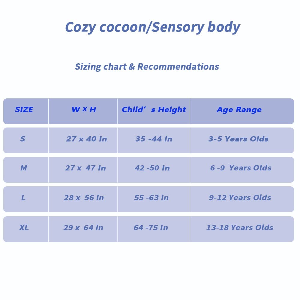 Breathable Stretchy Body Sock for Kids 3-5 Years Old - Sensory Training Sack for Stress Relief & Self Calming - XL Size (165x74cm) - Perfect for Relaxation, Autism Therapy & Indoor Playtime