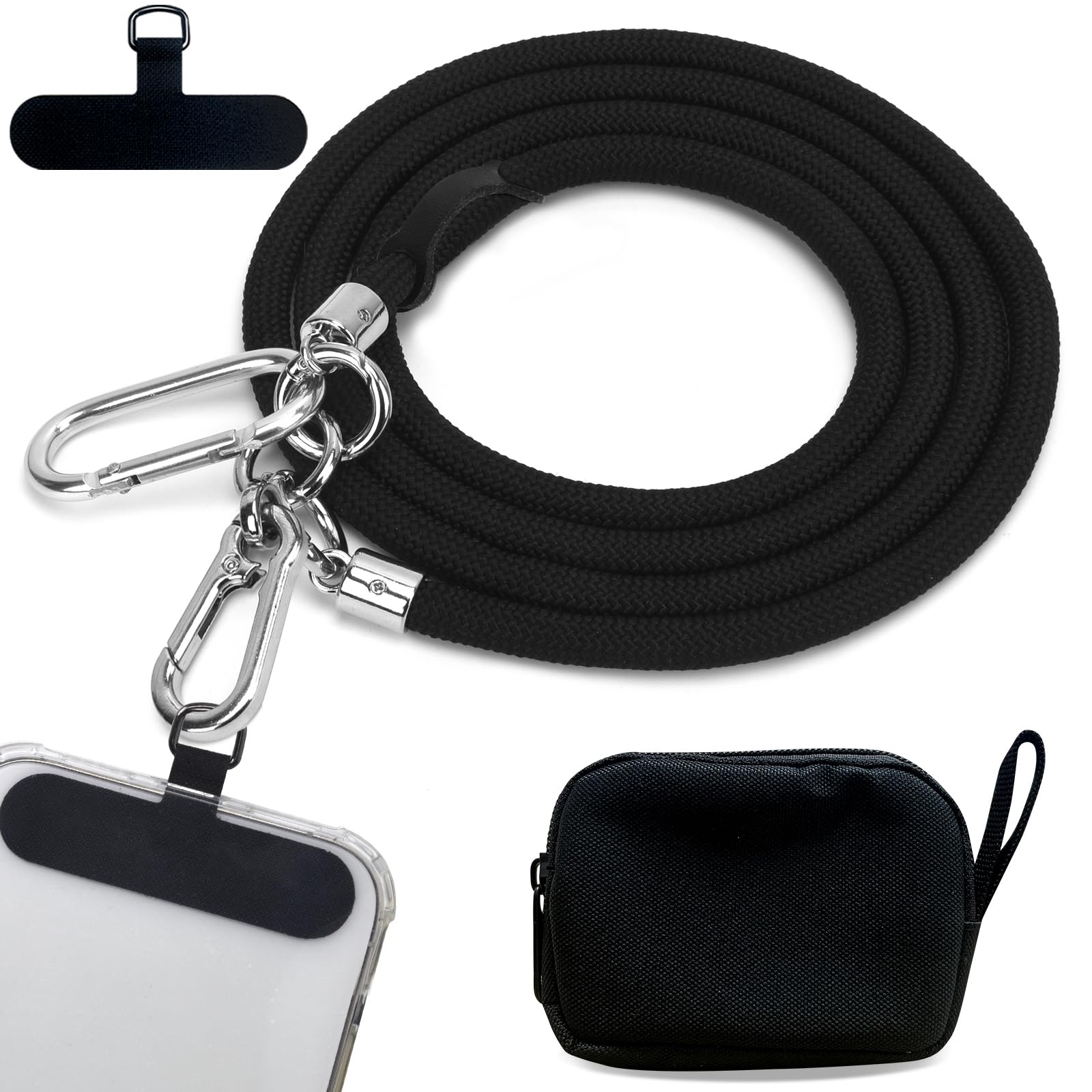 Universal Phone Lanyard with Wallet - 51