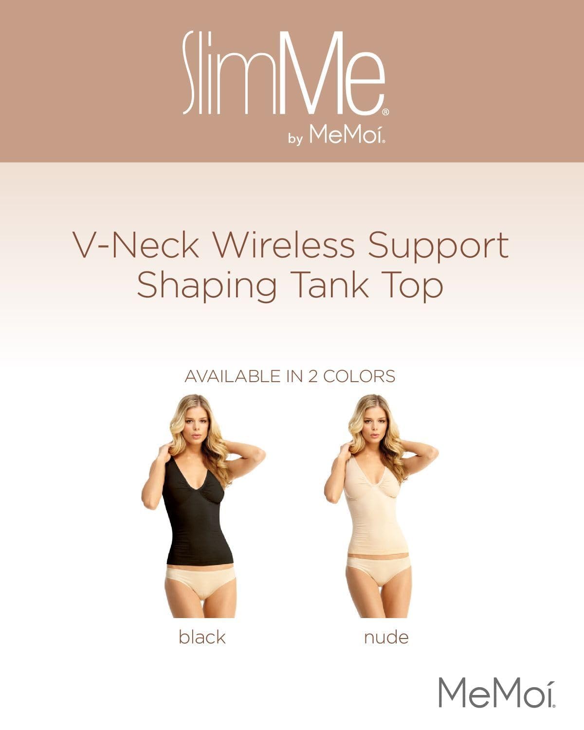 SlimMe Women's Shapewear Tank Top - Tummy Control & Compression Tops for Body Shaping - Size S to XL - Perfect for Everyday Wear, Workout & Special Occasions