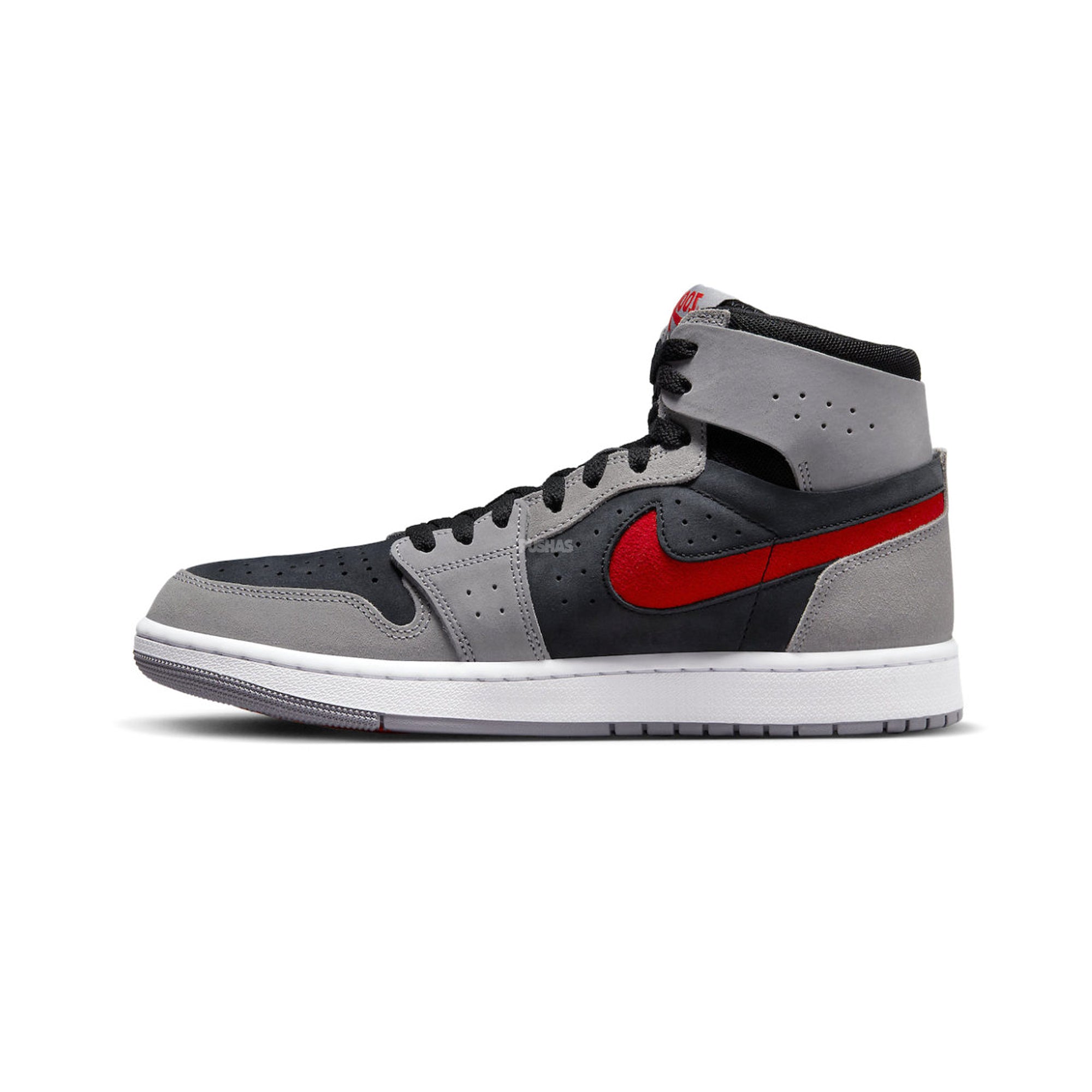 Air Jordan 1 High Zoom Air CMFT 2 'Black Fire Red Cement' Basketball Shoes (2023) - Men's Sneakers for Streetwear, Gym & Casual Wear