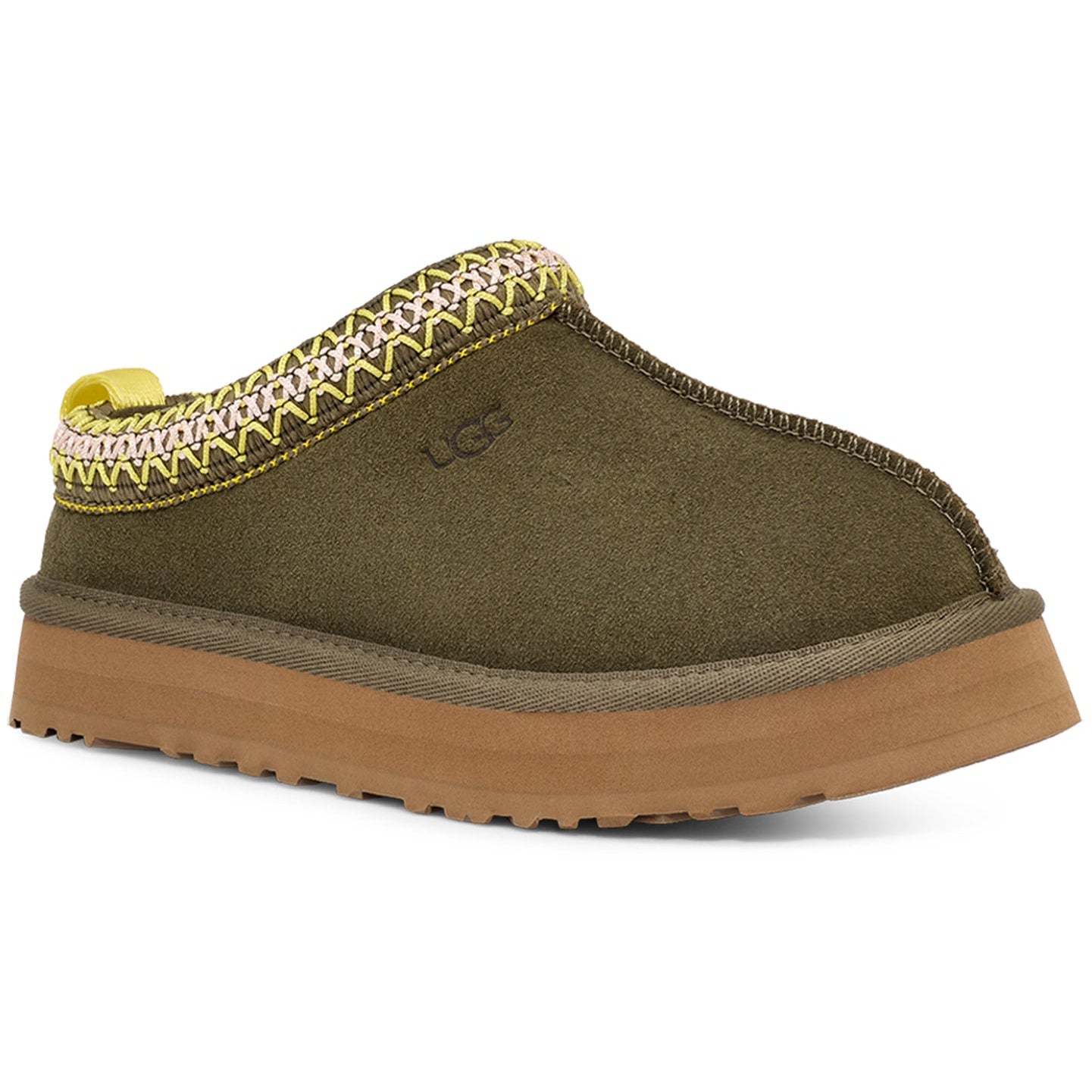 UGG Kid's Tazz Slippers in Burnt Olive - Cozy House Shoes for Boys & Girls - Perfect for Indoor Comfort, Winter Warmth & Playtime