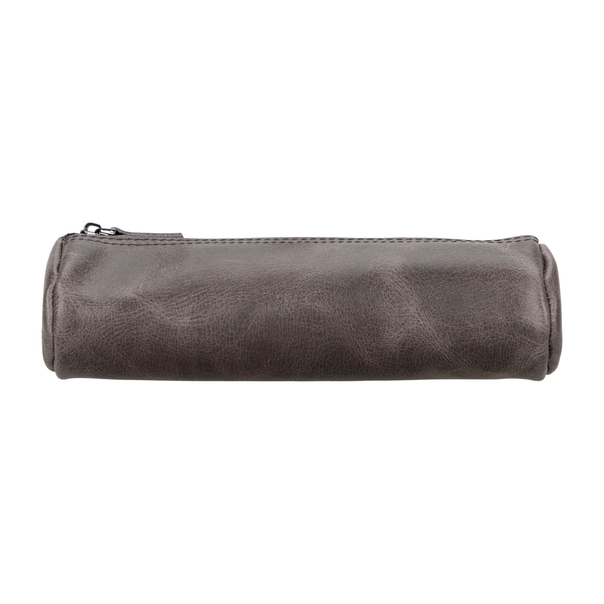 Handmade Genuine Cow Leather Pencil Case - Premium Leather School & Office Supplies for Students & Professionals - Perfect for School, Work & Travel Organization