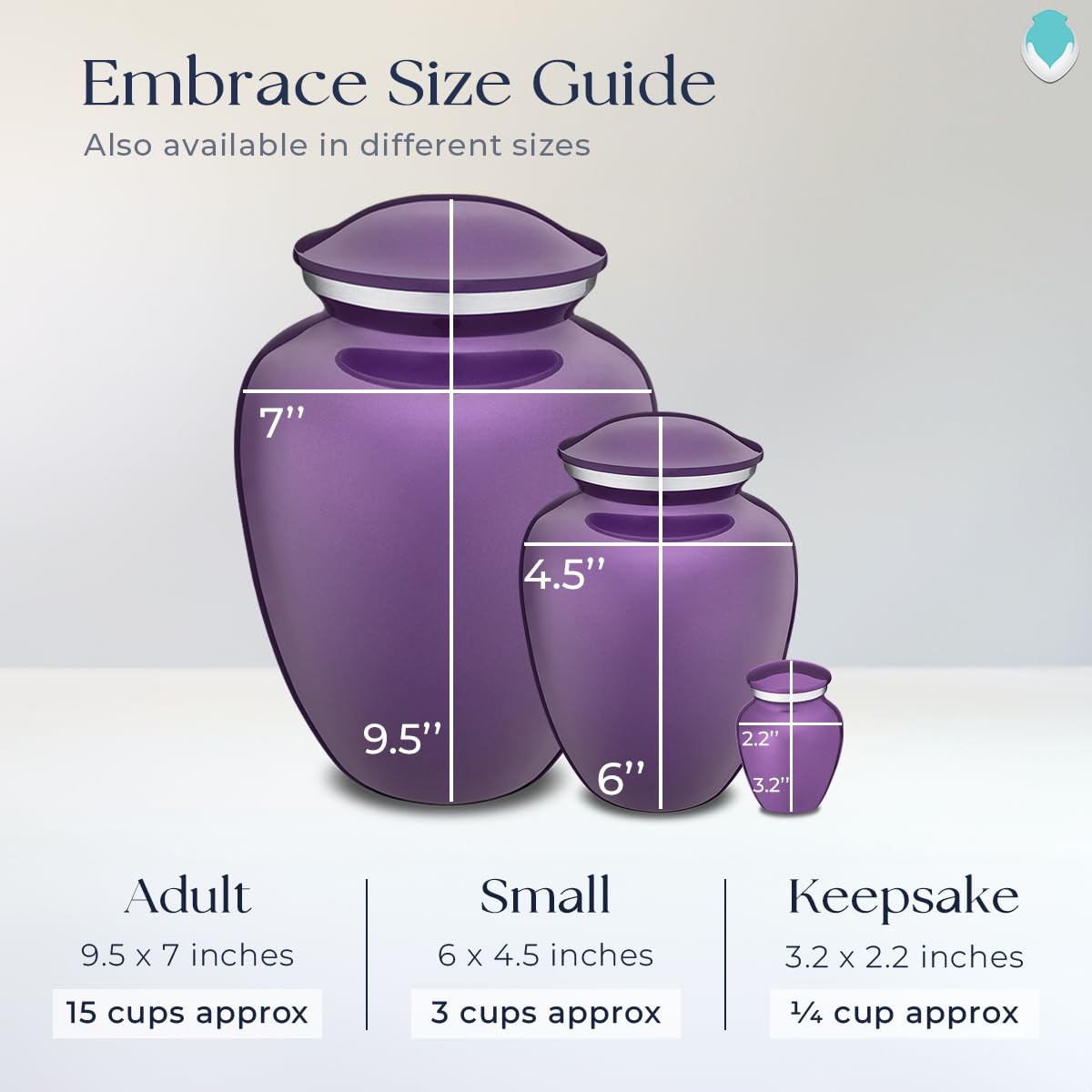 Personalized Humming Bird Cremation Urn for Human Ashes - Purple Funeral Urn for Women & Men (Holds 44 lbs) - Perfect for Memorial Services & Home Display