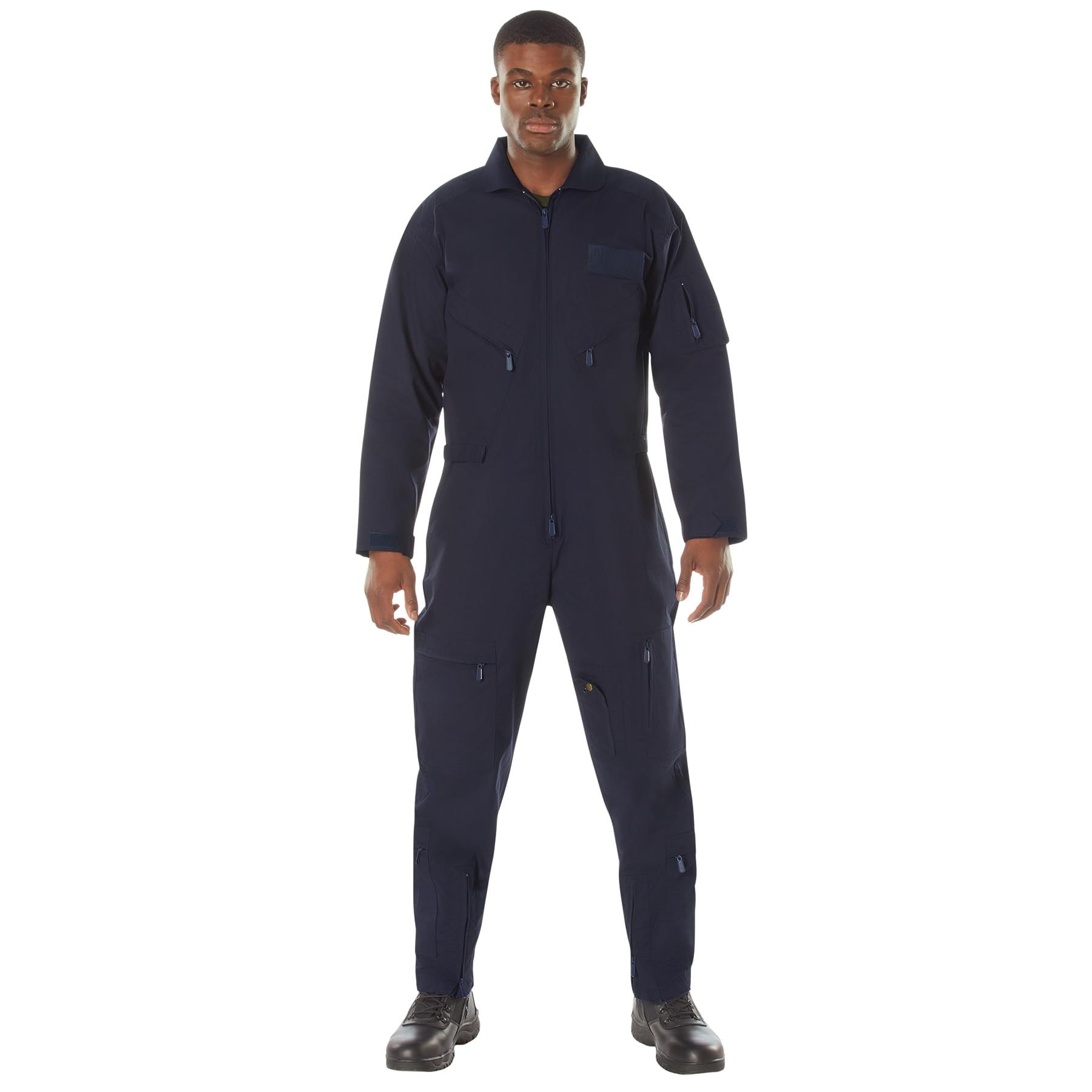 Rothco Men's Flight Suit - Military Pilot Coveralls Jumpsuit for Aviation, Cosplay & Halloween Costume - Durable Workwear for Pilots, Mechanics & Costume Enthusiasts