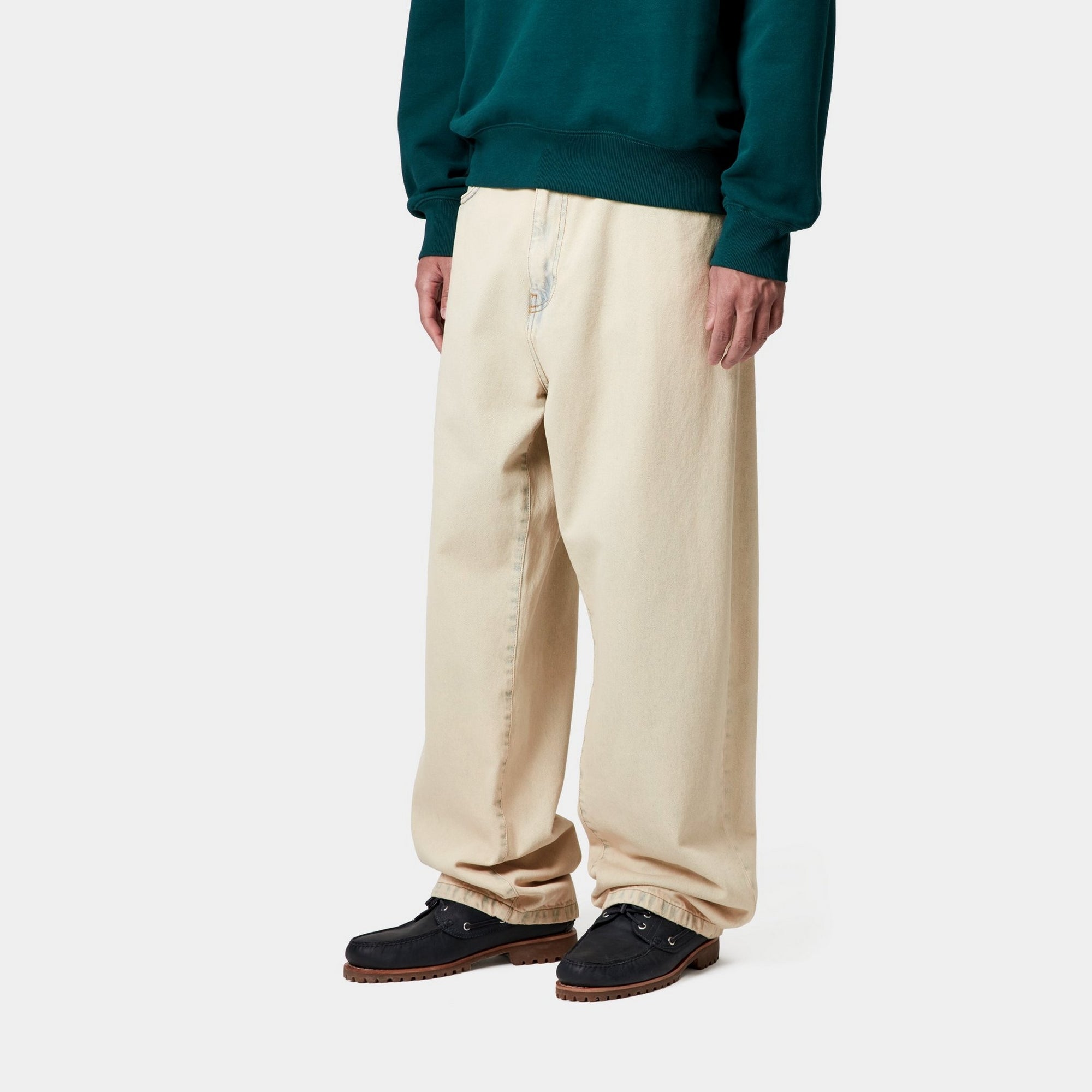Landon Men's Casual Pants - Light Blue Sand Bleached Denim for Everyday Wear & Outdoor Activities