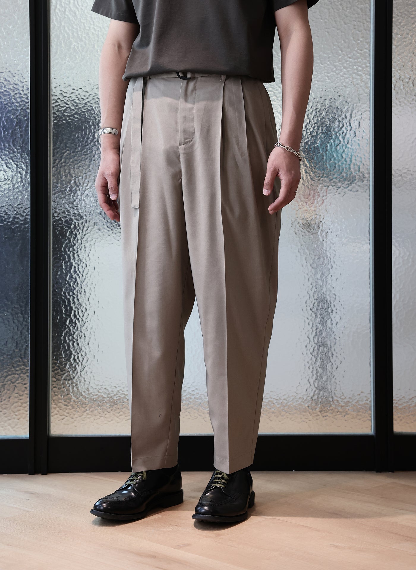 Solotex Wide Tapered Pants for Women - Comfortable Stretch Work Pants (Size 12) | Perfect for Office, Travel & Casual Wear