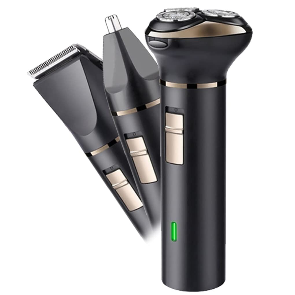 3 in 1 Electric Shaver for Bald Men - Waterproof Head Shaver & Beard Trimmer Kit with Fast USB Charging | Perfect for Travel, Gym & Daily Grooming Routine