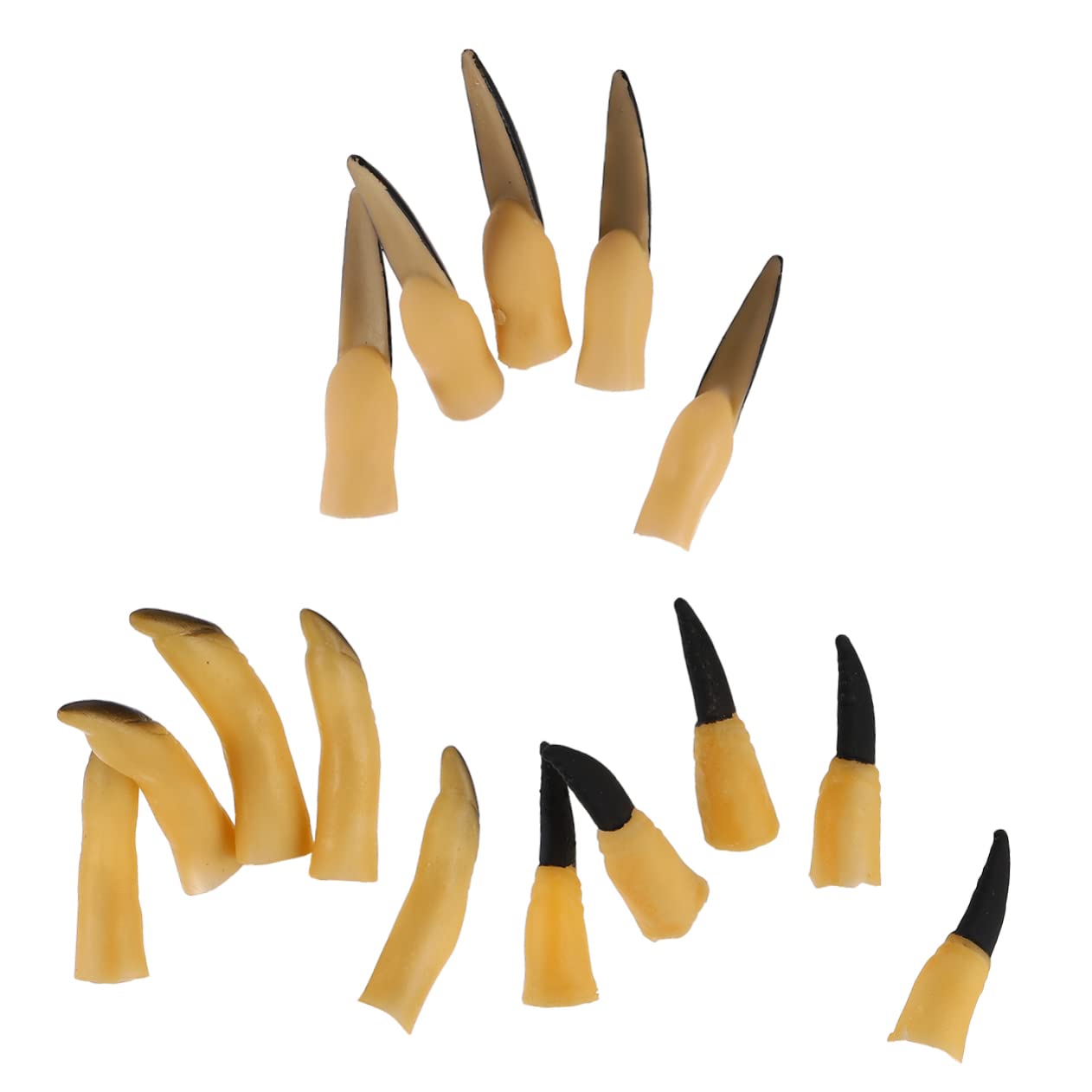 Artibetter 3 Sets Halloween Fake Nails - Witch & Zombie Fingers Costume Props for Halloween Parties, Cosplay, and Role Play | Perfect for Witch Costumes, Prom, and Spooky Events