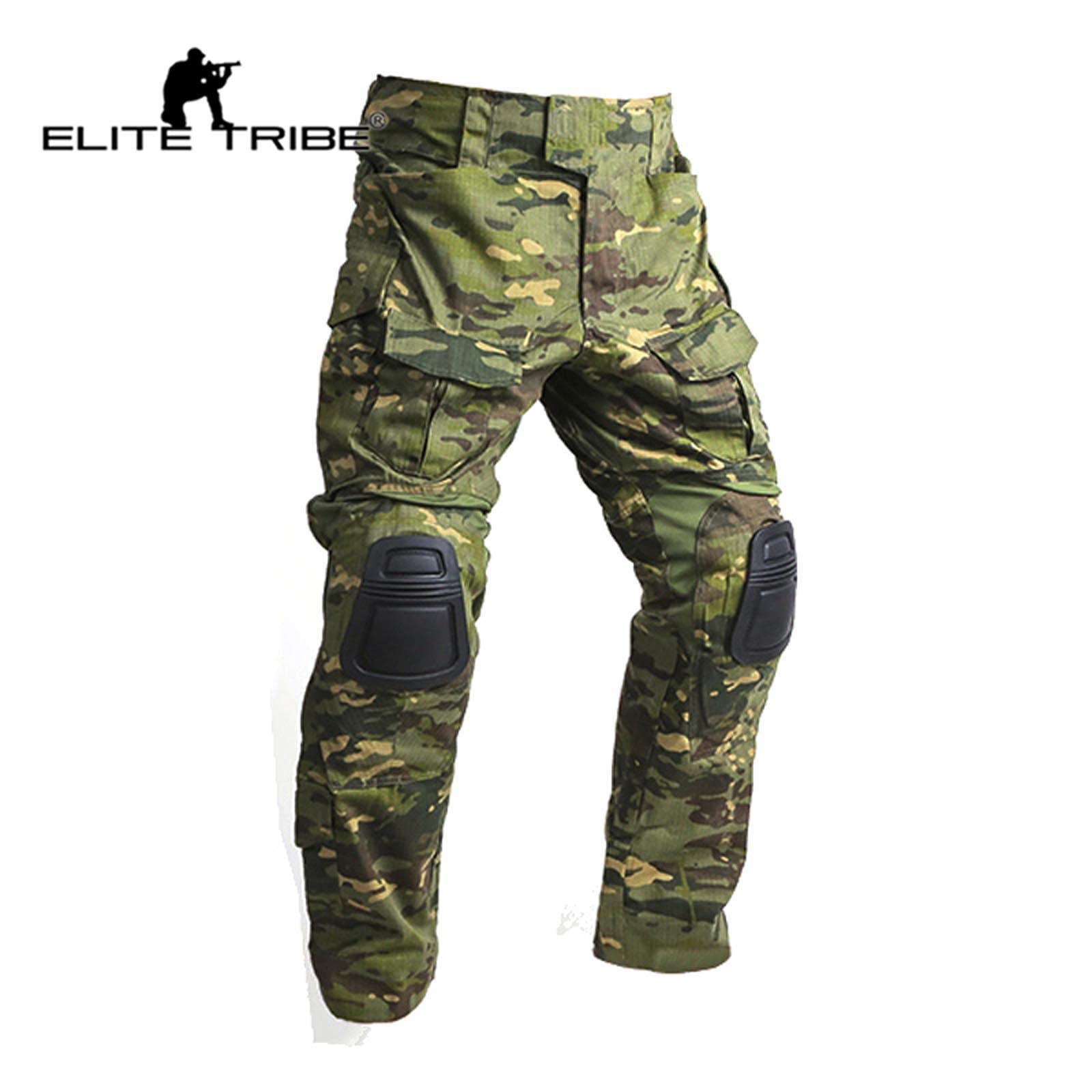 Emerson Airsoft Hunting Tactical Pants - Gen3 Combat Pants with Adjustable Knee Pads for Outdoor Shooting, Airsoft Games & Military Training