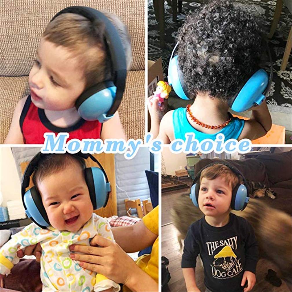 Baby Noise Cancelling Headphones for 0-5 Years Old - Hearing Protection for Toddlers & Infants - Comfortable & Safe for Airplane Travel, Concerts & Loud Events