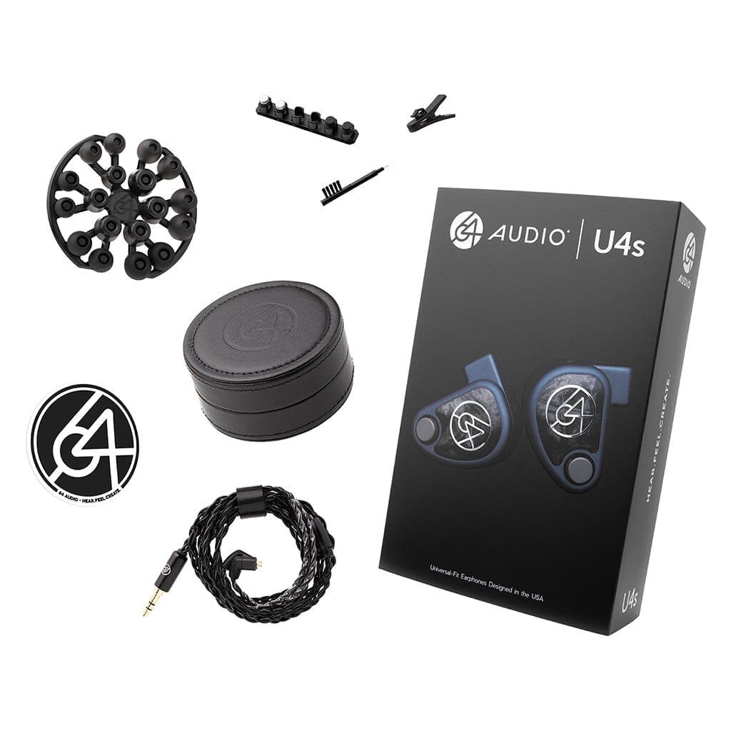 64 Audio U4s Premium In-Ear Headphones with Balanced Armature Drivers - Perfect for Audiophiles, Musicians, and Studio Monitoring