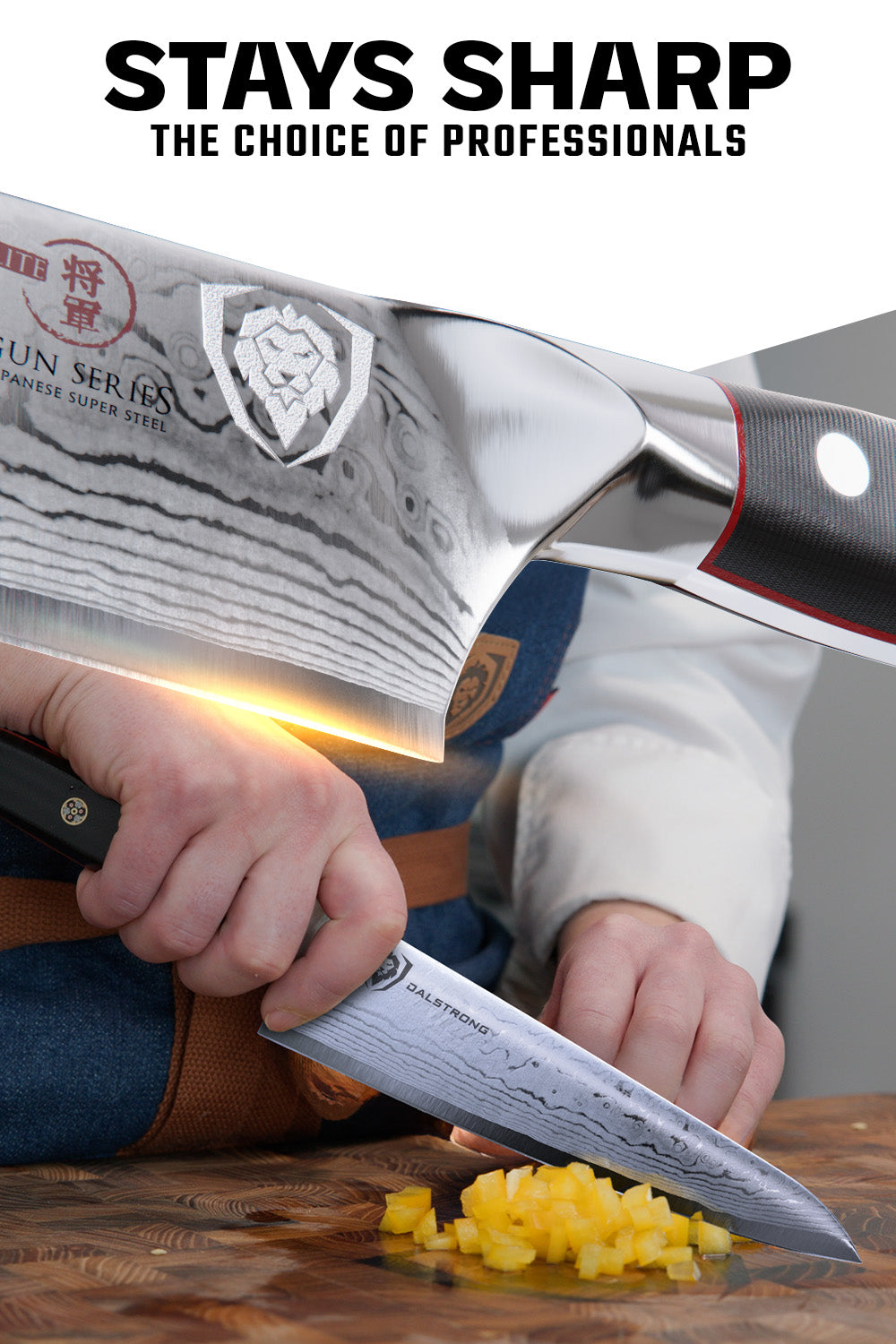 Premium Dalstrong Shogun Series 7-Inch Chef's Knife - High Carbon German Steel - Razor Sharp Japanese Blade - Perfect for Slicing, Dicing & Chopping - Professional Kitchen & Home Cooking Essential