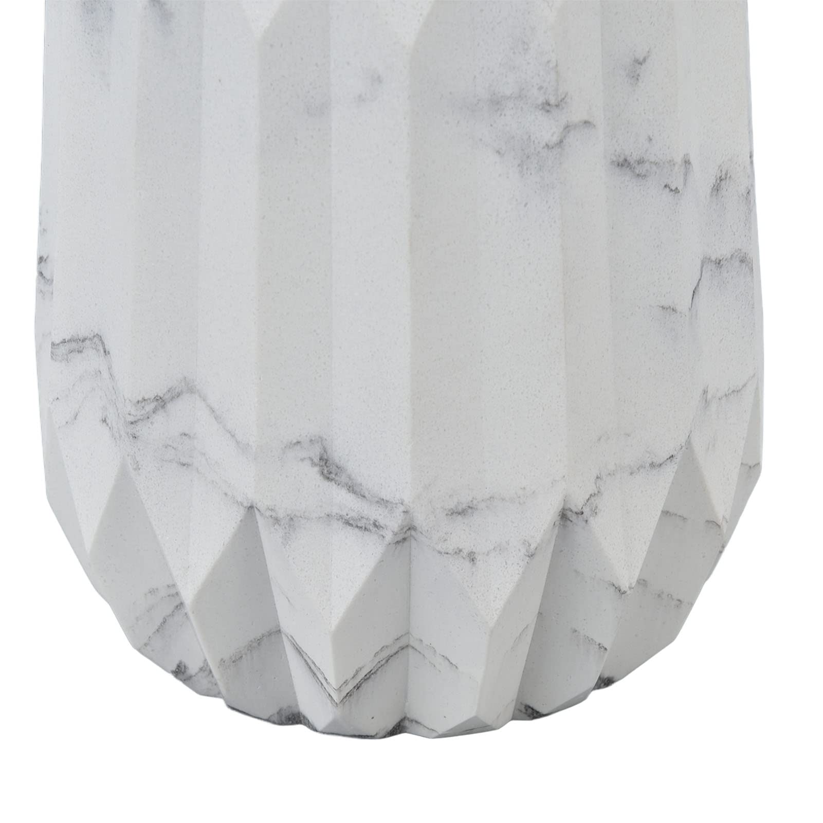 Elegant Marble Makeup Brush Holder - Large Capacity Pen & Pencil Organizer for Desk, Vanity & Office - Durable & Stylish Storage for Brushes, Rulers & Stationery