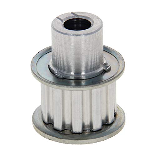 Heyiarbeit 11 Teeth Timing Belt Pulley - 6mm Bore Aluminum Alloy Flange Synchronous Wheel for 11mm Belt - Compatible with 3D Printers, CNC Machines - Perfect for DIY Projects, Robotics, and Industrial Automation