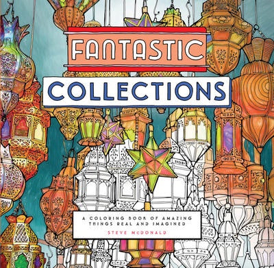 Fantastic Collections Coloring Book for Adults & Kids - Stress Relief, Creativity & Relaxation | Perfect for Home, Travel & Gifts