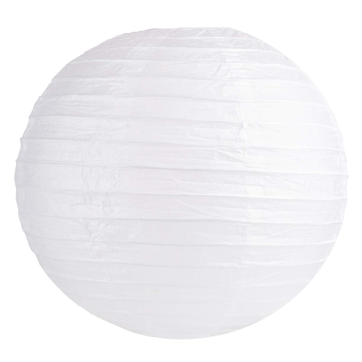 12 Pack 12 Inch White Paper Round Hanging Lanterns - Wedding, Anniversary & Party Decorations - Perfect for Indoor/Outdoor Celebrations, Baby Showers & Home Decor