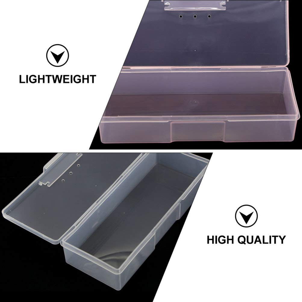 Minkissy Nail Art Tool Storage Box - 4pcs Manicure & Pedicure Organizer Case with Brush Holder for Professional Nail Technicians | Perfect for Salon, Home Use & Travel Nail Kit Organization