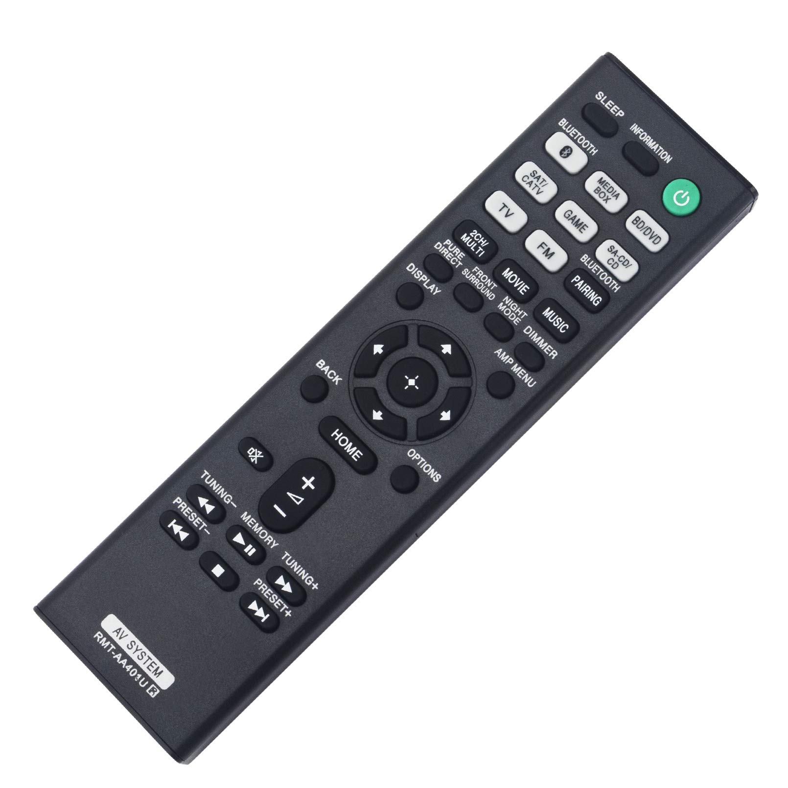 Original Remote Control Replacement for Sony STR-DH190/STR-DH590/STR-DH790 AV Receiver - Universal Multi-Channel Audio System Remote - Perfect for Home Theater & Entertainment Setup