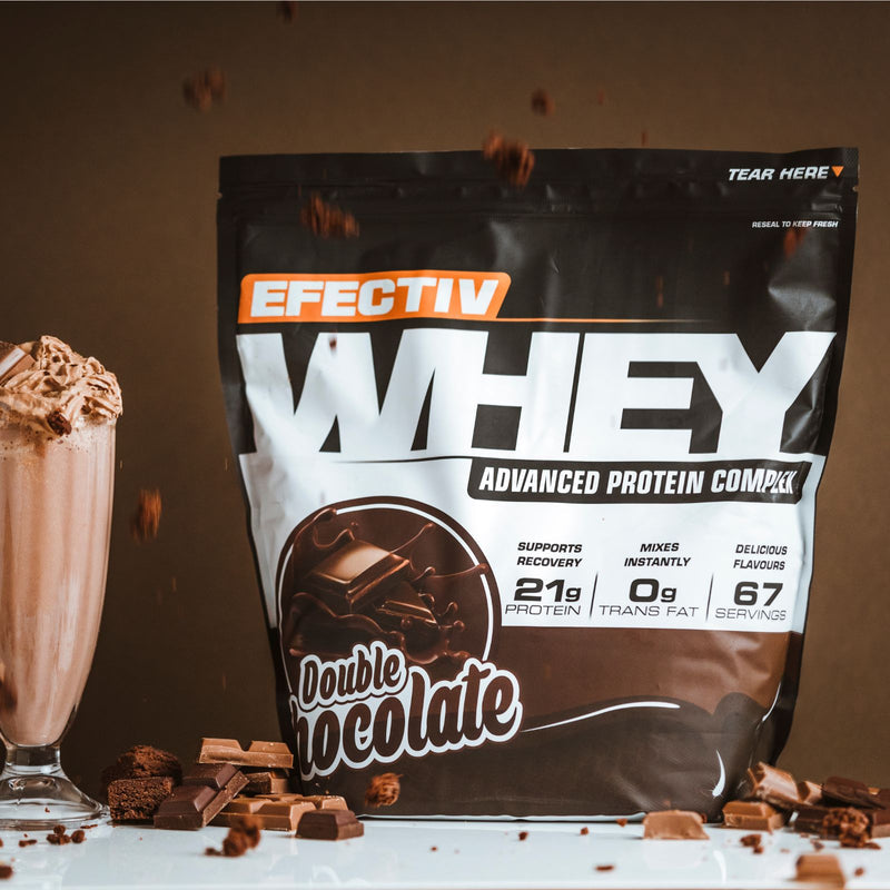 Efectiv Nutrition Whey Protein Powder 2kg (4.4 lbs) - Premium Muscle Recovery & Growth Supplement for Athletes & Fitness Enthusiasts | Post-Workout, Meal Replacement & Healthy Lifestyle Support