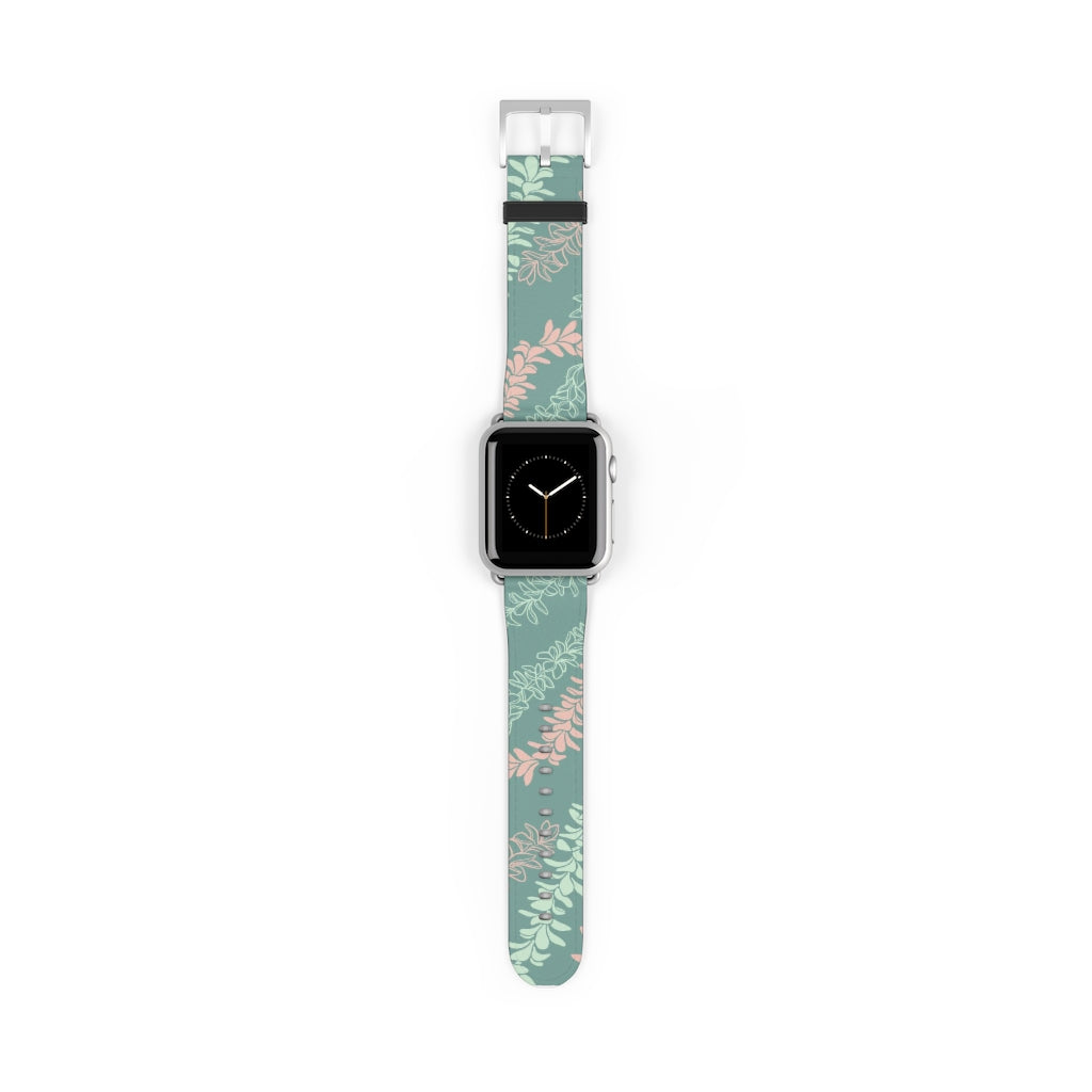 Groovy Pua Melia Watch Band - Premium Replacement Strap for Apple Watch, Fitbit & Samsung Galaxy - Soft Silicone, Adjustable, Comfortable for Workout, Running & Daily Wear
