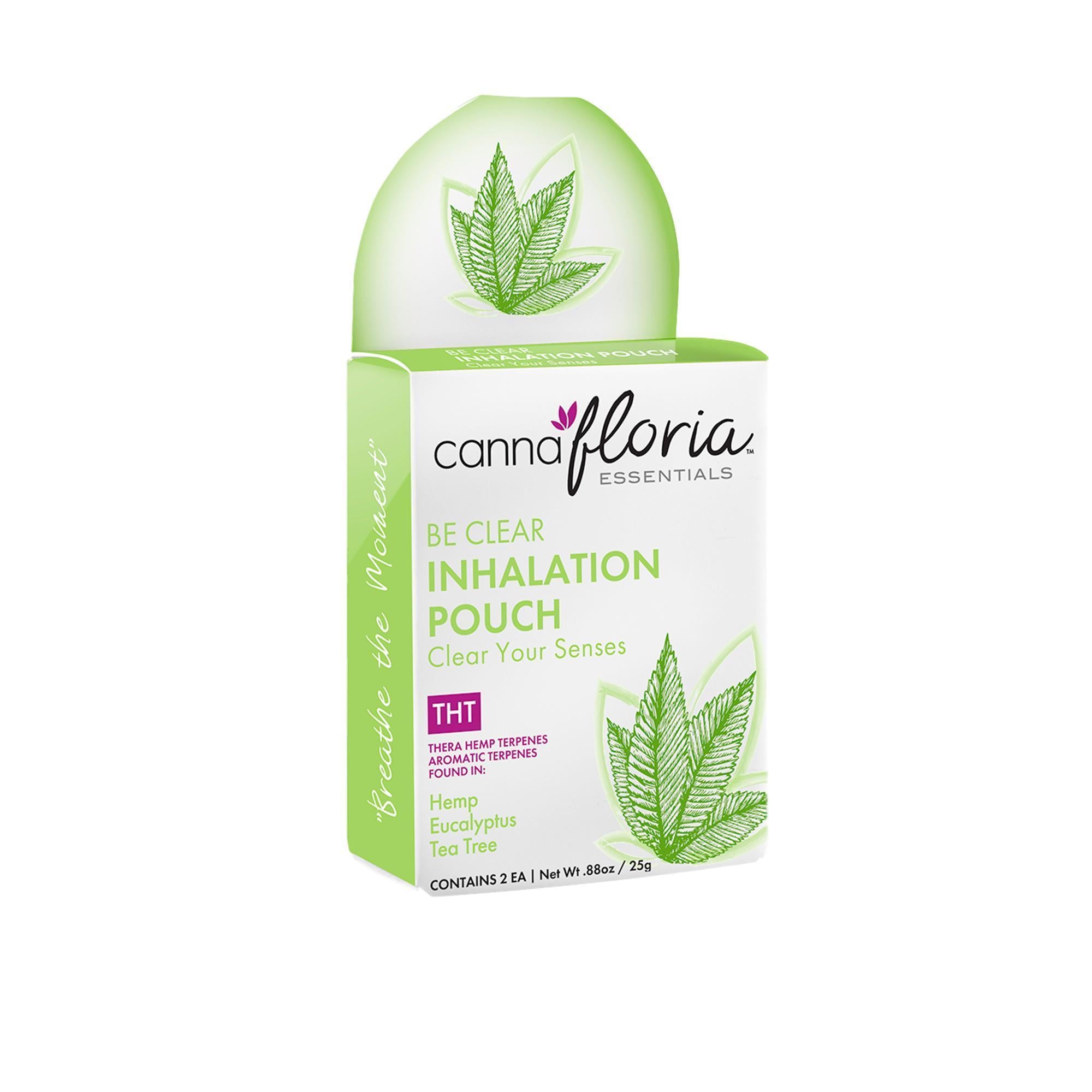 Cannafloria Inhalation Pouches - 2 Pack | Herbal Relaxation & Stress Relief | Perfect for Travel, Work, and On-the-Go Use