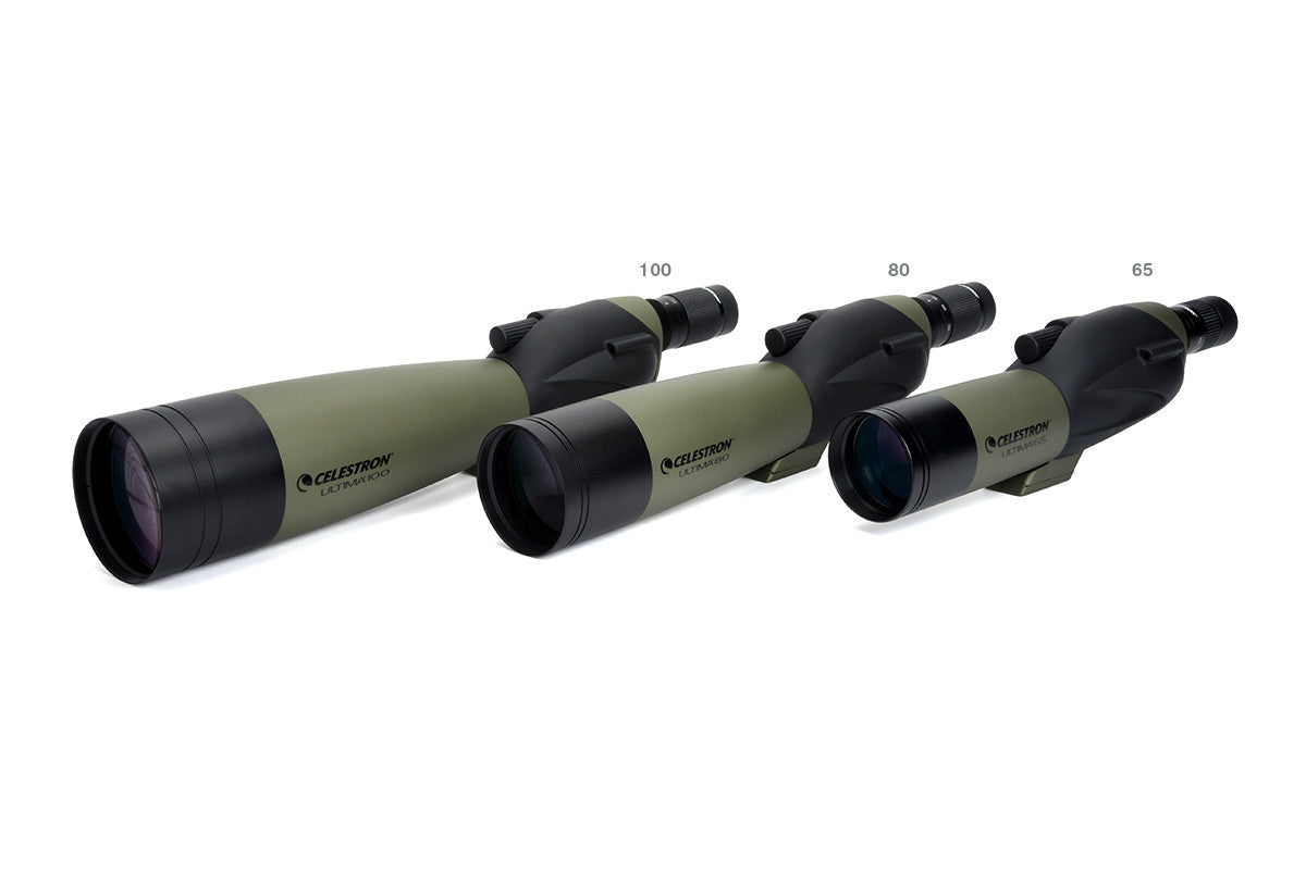 Ultima 22 66x100mm Straight Zoom Spotting Scope - High Power Magnification for Bird Watching, Hunting & Outdoor Adventures