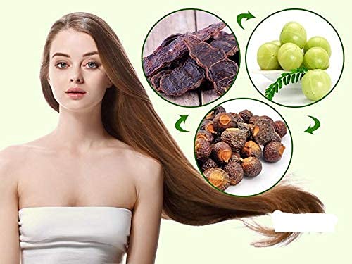 KHADI RISHIKESH Herbal Shikakai Hair Growth Oil - 100% Natural Ayurvedic Treatment for Healthy, Long & Strong Hair - Reduces Hair Fall, Fights Dandruff & Promotes Shine - Paraben-Free for Men & Women (210ml) - Perfect for Daily Hair Care & Scalp Nourishment