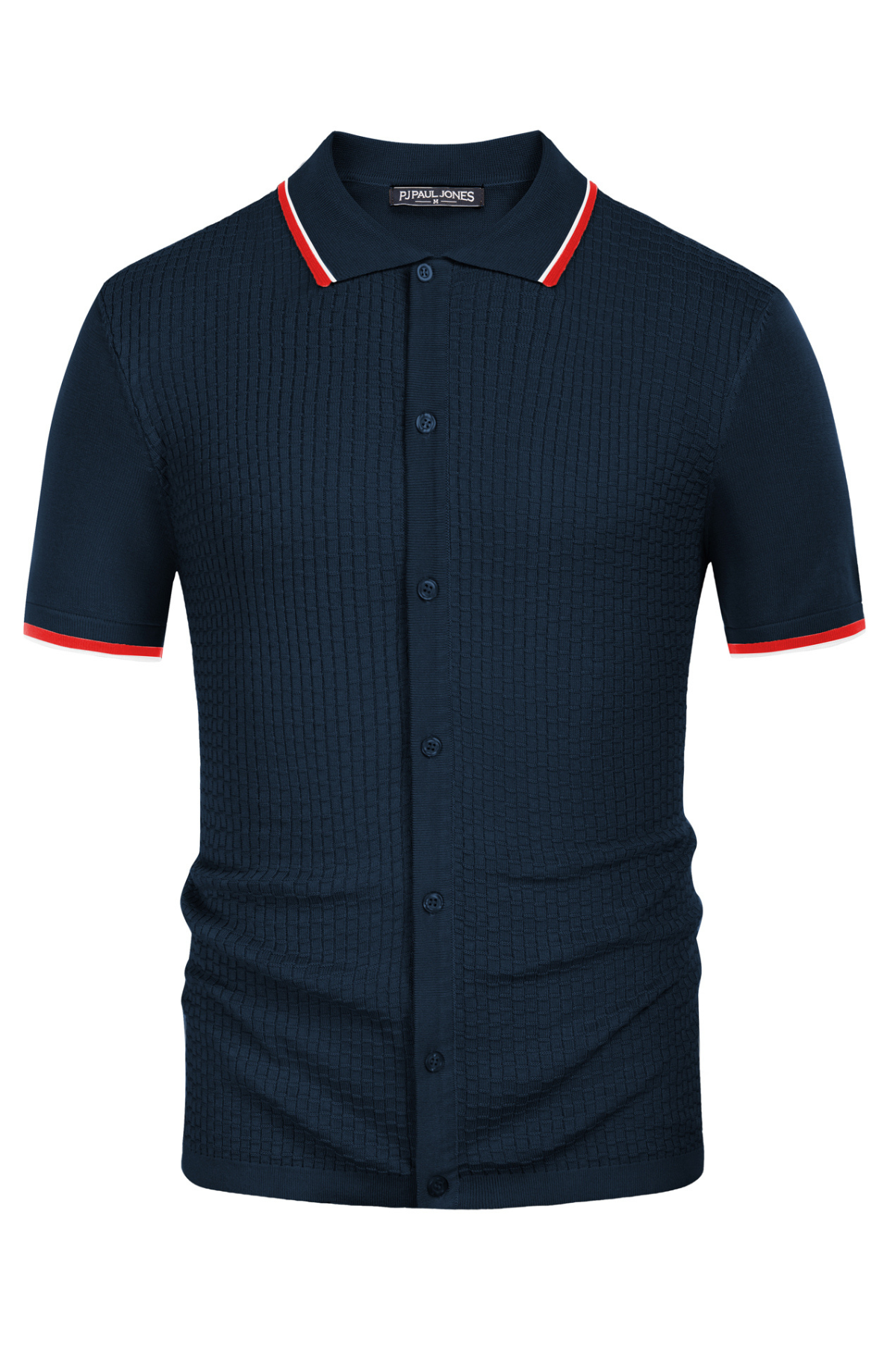 Men's Knitted Polo Cardigan Shirt - Quarter Zip Pullover T-Shirt for Casual Wear & Office Outfits | Perfect for Fall Layering and Business Casual Style