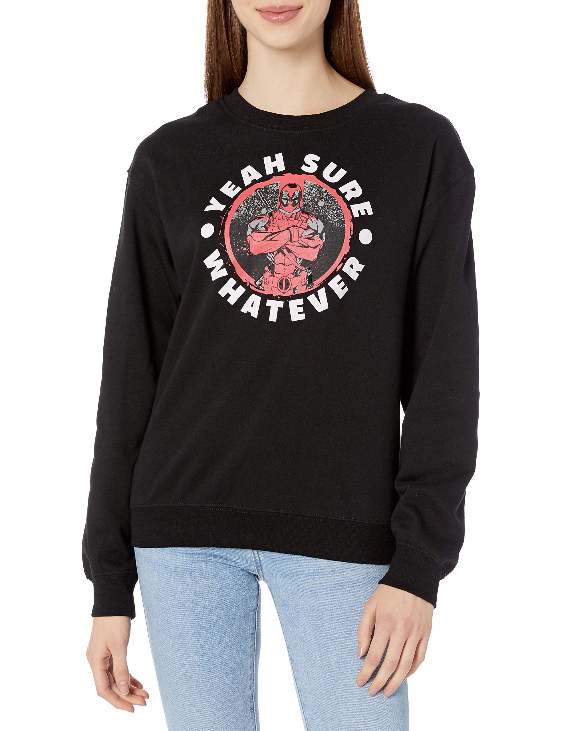 Marvel Women's Sweatshirt | Superhero Graphic Hoodie | Casual Comfort Wear for Fans | Perfect for Cosplay, Movie Nights & Everyday Style