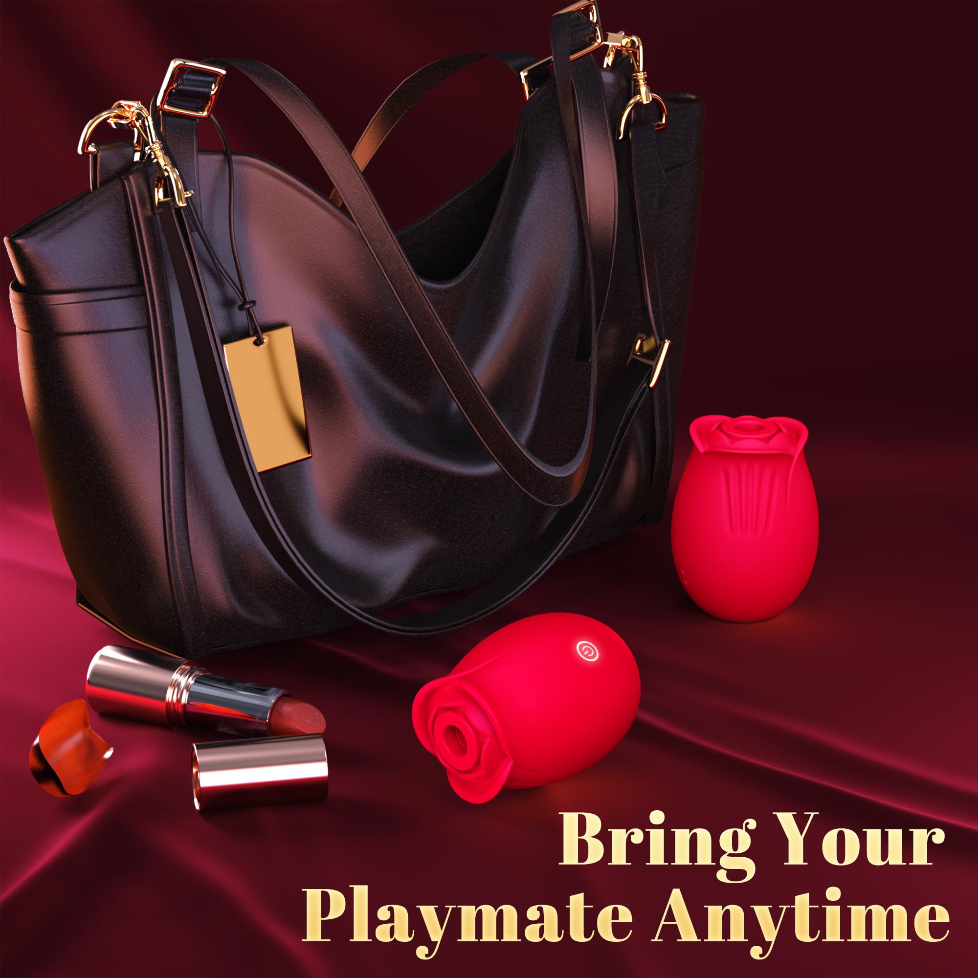 Premium Rose Sex Toy for Women - APP Controlled Vibrator with 9 Suction & 9 Vibration Modes, G-Spot Stimulator for Couples | Perfect for Romantic Nights, Solo Play & Spicing Up Relationships